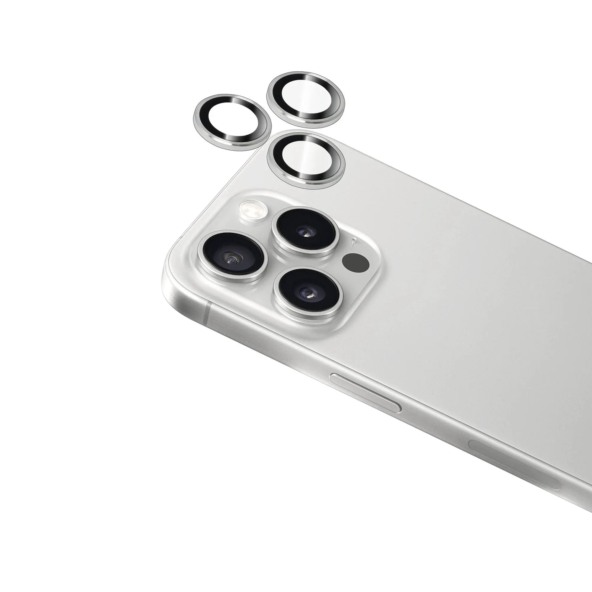 iPhone 16 Pro / 16 Pro Max Torrii Bodyglass Aluminium Camera Ring - Silver - Tashqila iPhone 16 Pro / 16 Pro Max Torrii Bodyglass Aluminium Camera Ring - Silver - Tashqila